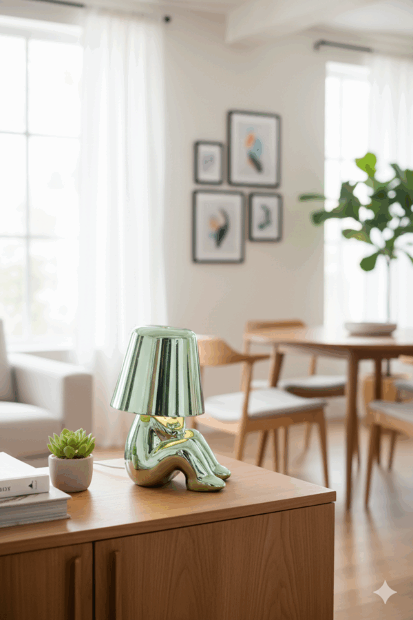 Mr. Where πράσινο επαναφορτιζόμενο φωτιστικό αφής LED – μεγάλο μέγεθος