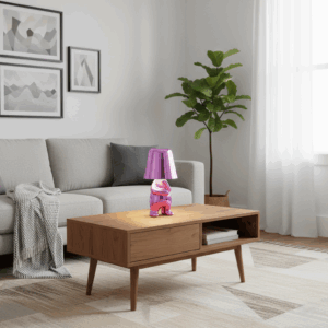 Mr. Why ροζ επαναφορτιζόμενο φωτιστικό αφής LED – μεγάλο μέγεθος amazthing.gr