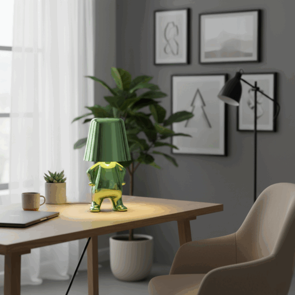 Mr. Who πράσινο επαναφορτιζόμενο φωτιστικό αφής LED – μεγάλο μέγεθος