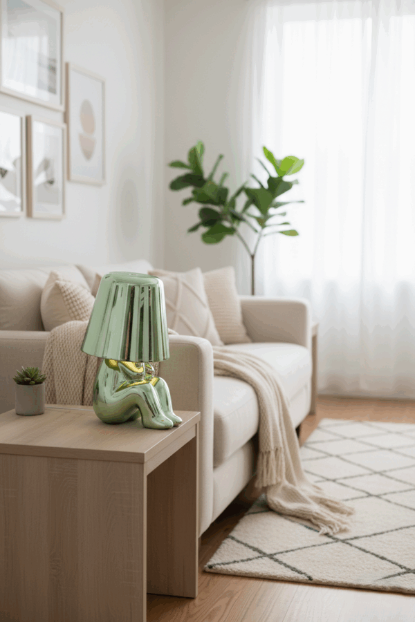 Mr. Where πράσινο επαναφορτιζόμενο φωτιστικό αφής LED – μεγάλο μέγεθος