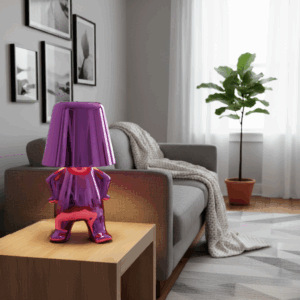 Mr. Who ρόζ επαναφορτιζόμενο φωτιστικό αφής LED – μεγάλο μέγεθος