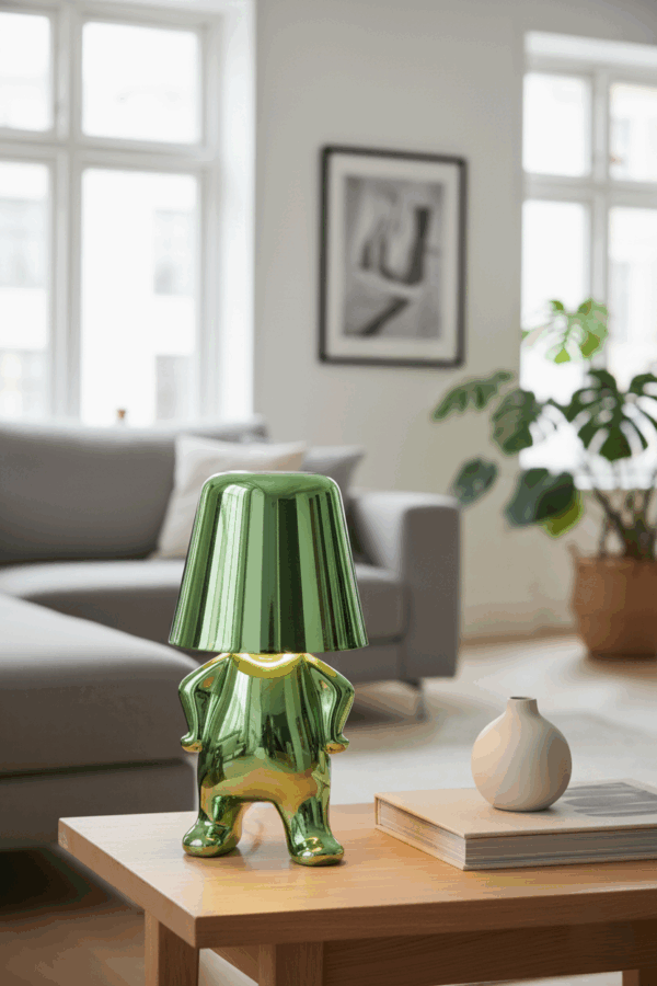 Mr. Who Φωτιστικό Αφής Design - Πράσινο small Διακοσμητικό Φωτιστικό.