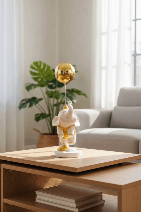 Διακοσμητικό Ελεφαντάκι Χρυσό (Μεγάλο)