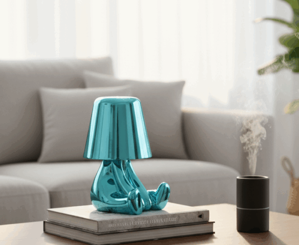 Amazthing Mr. What μπλέ επαναφορτιζόμενο φωτιστικό αφής LED – μεγάλο μέγεθος