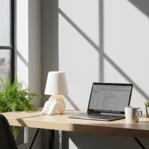 Mr. Where λευκό επαναφορτιζόμενο φωτιστικό αφής LED – μεγάλο μέγεθος