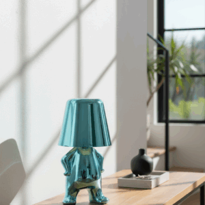 Mr. Who μπλέ επαναφορτιζόμενο φωτιστικό αφής LED – μεγάλο μέγεθος