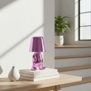 Mr. Who ρόζ επαναφορτιζόμενο φωτιστικό αφής LED – μεγάλο μέγεθος Mr. Who ρόζ επαναφορτιζόμενο φωτιστικό αφής LED – μεγάλο μέγεθος