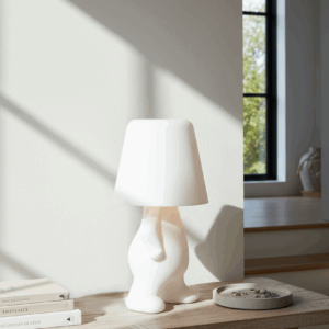 Επαναφορτιζομενο φωτιστικο αφης Λευκο ματ μεγαλο