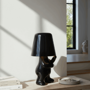 Mr. Why μαύρο επαναφορτιζόμενο φωτιστικό αφής LED – μεγάλο μέγεθος amazthing.gr