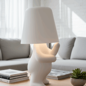 Mr. Why λευκό επαναφορτιζόμενο φωτιστικό αφής LED – μεγάλο μέγεθος