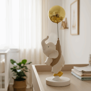 Διακοσμητικό Ελεφαντάκι Μπέζ (Μεγάλο)