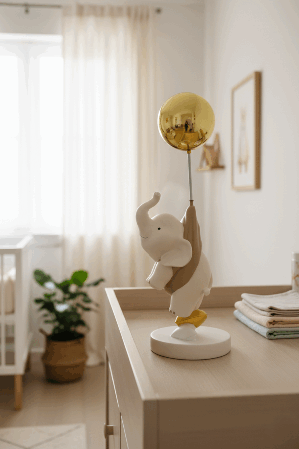 Διακοσμητικό Ελεφαντάκι Μπέζ (Μεγάλο)