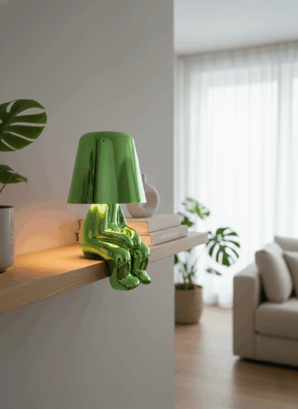 Mr. When πράσινο επαναφορτιζόμενο φωτιστικό αφής LED – μεγάλο μέγεθος