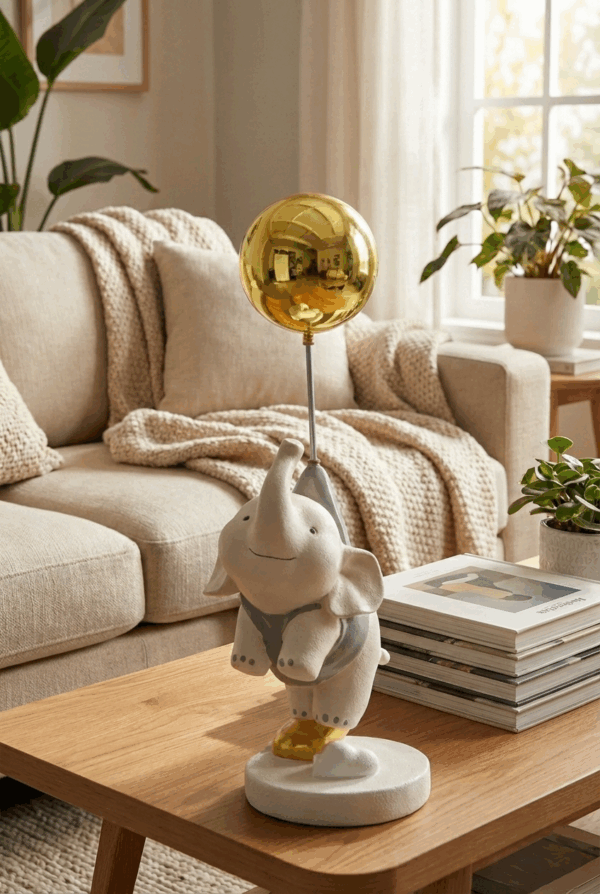 Διακοσμητικό Ελεφαντάκι Γκρί (Μεγάλο)