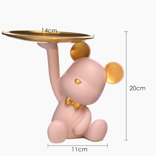 Αρκουδάκι με Δίσκο Ρόζ