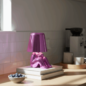 Mr. Where ρόζ επαναφορτιζόμενο φωτιστικό αφής LED – μεγάλο μέγεθος