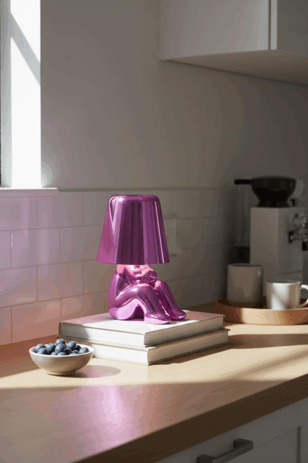 Mr. Where Φωτιστικό Αφής Design - Ρόζ small Διακοσμητικό Φωτιστικό.