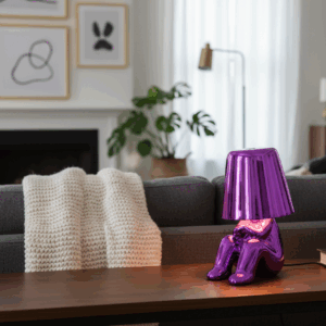 Mr. Where μώβ επαναφορτιζόμενο φωτιστικό αφής LED – μεγάλο μέγεθος