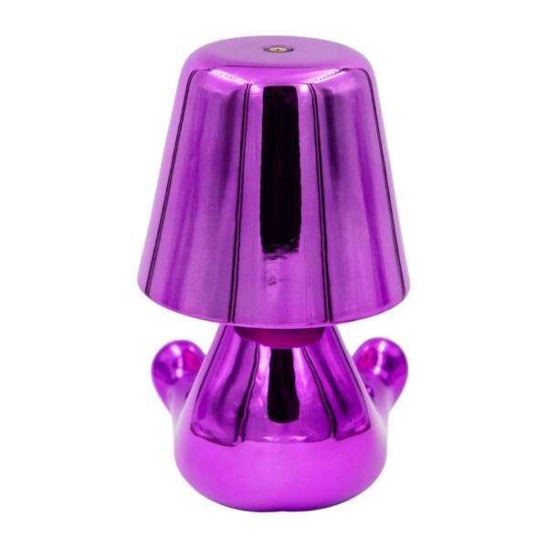 Mr. What μώβ επαναφορτιζόμενο φωτιστικό αφής LED – μεγάλο μέγεθος