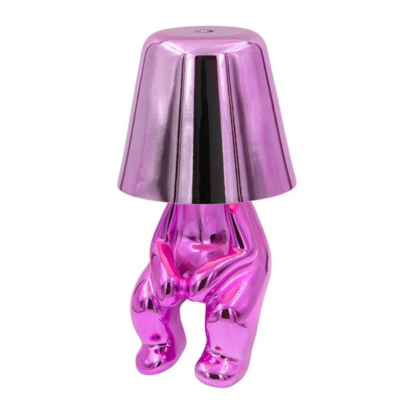 Mr. When ρόζ επαναφορτιζόμενο φωτιστικό αφής LED – μεγάλο μέγεθος