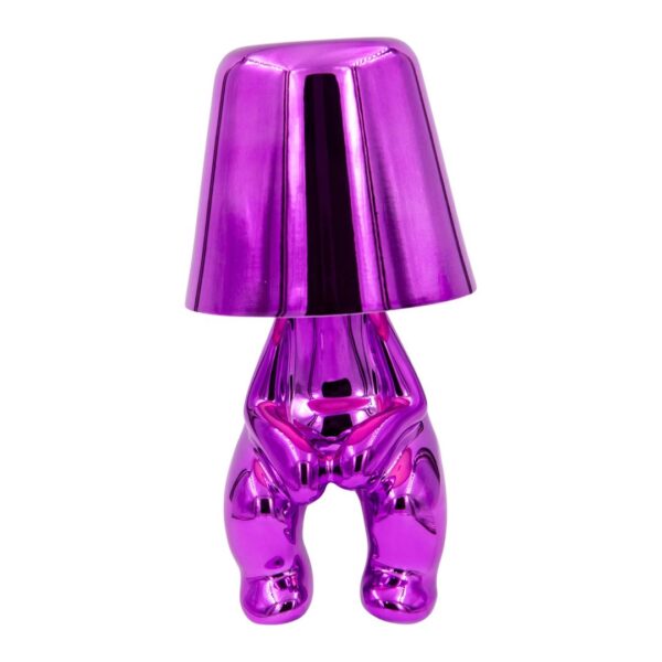 Mr. When μωβ επαναφορτιζόμενο φωτιστικό αφής LED – μεγάλο μέγεθος