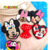 Σετ Crocs charms Minnie με φιόγκο διακοσμητικά αξεσουάρ για καλοκαιρινά παπούτσια Crocs"