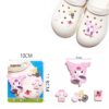 Σετ Crocs charms kuromi, melody,ροζ διακοσμητικά αξεσουάρ για καλοκαιρινά παπούτσια Crocs"