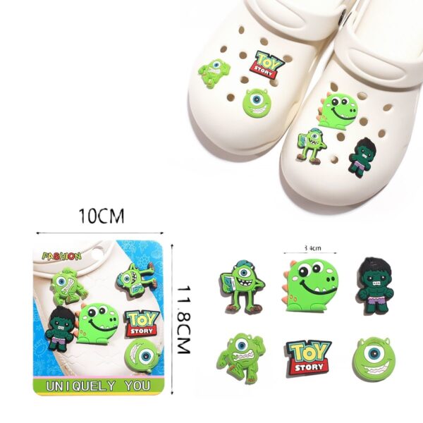Σετ Crocs charms Toy Story και super ήρωες διακοσμητικά αξεσουάρ για καλοκαιρινά παπούτσια Crocs"
