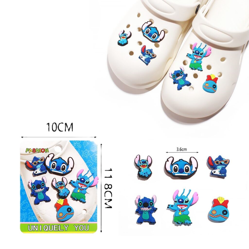 Σετ charms για Crocs Stitch - διακοσμητικά αξεσουάρ για καλοκαιρινά παπούτσια Crocs"