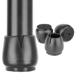 Προστατευτικές τάπες επίπλων AG562G, 12-16mm, μαύρες, 16τμχ