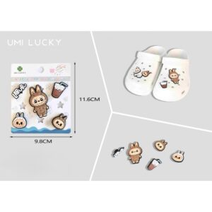 labubu crocs charms σετ 5τεμαχίων