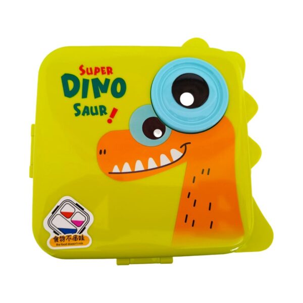 Παιδικό lunch box δεινόσαυρος με χωρίσματα και κουτάλι
