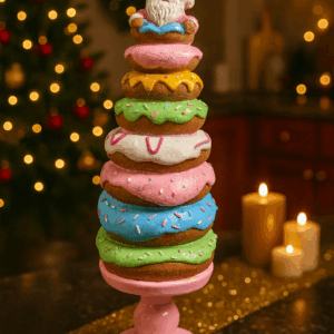 Χριστουγεννιάτικο διακοσμητικό δέντρο με ντόνατ και Άγιο Βασίλη – Amazthing.gr Χριστουγεννιάτικο διακοσμητικό δέντρο με ντόνατ και Άγιο Βασίλη – Amazthing.gr