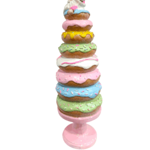 Χριστουγεννιάτικο διακοσμητικό δέντρο με ντόνατ και Άγιο Βασίλη – Amazthing.gr