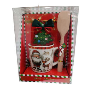 κούπα χριστουγεννιάτικη με mariz σετ δώρου merry christmas