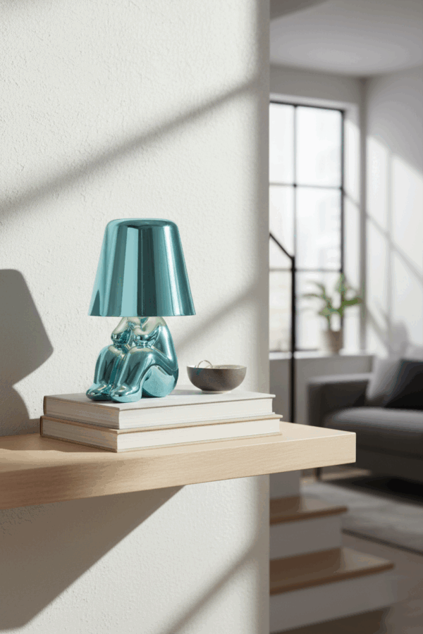 Mr. Where μπλέ επαναφορτιζόμενο φωτιστικό αφής LED – μεγάλο μέγεθος