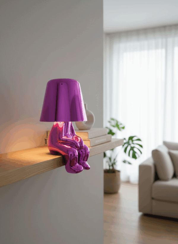 Amazthing Mr. When ρόζ επαναφορτιζόμενο φωτιστικό αφής LED – μεγάλο μέγεθος