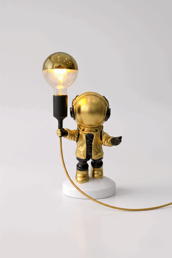 Φωτιστικό Αστροναύτης Gold Large