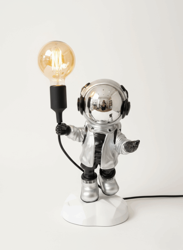 Φωτιστικό Αστροναύτης Silver Large