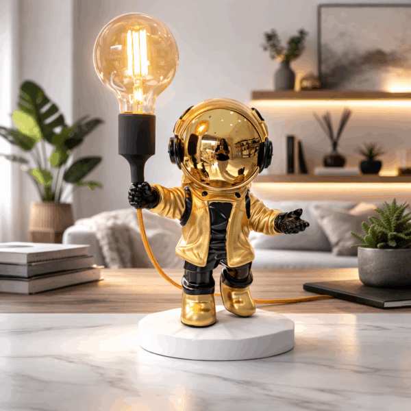 Φωτιστικό Αστροναύτης Gold Large