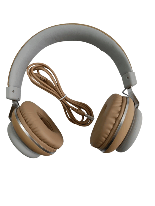 ενσύρματα ακουστικά 3.5mm ΚΑΦΕ Gjby GJ-25 Ακουστικά Καφέ