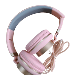 ενσυρματα ακουστικα ροζ χρυσο